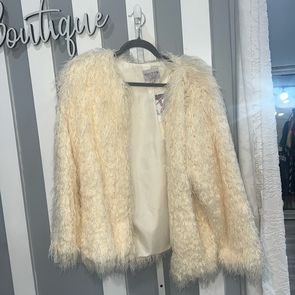 Cream Teddy Coat